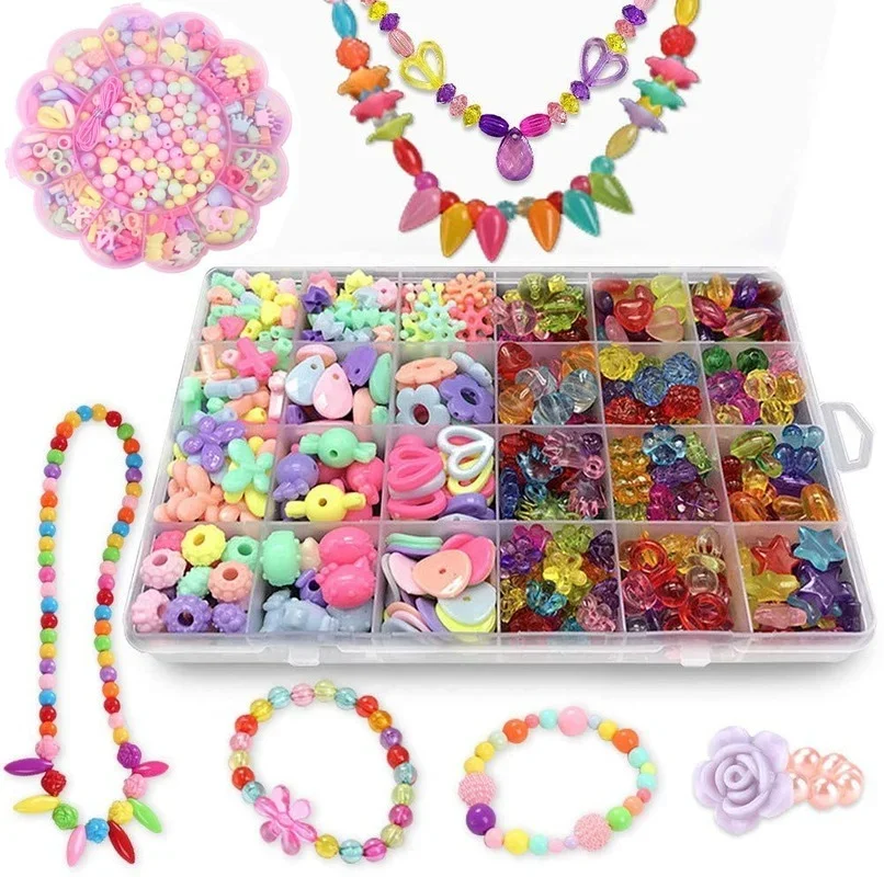 Girls DIY Bead Set Jewelry Mak – обзор и цена Jewelry Making Kits For Kids