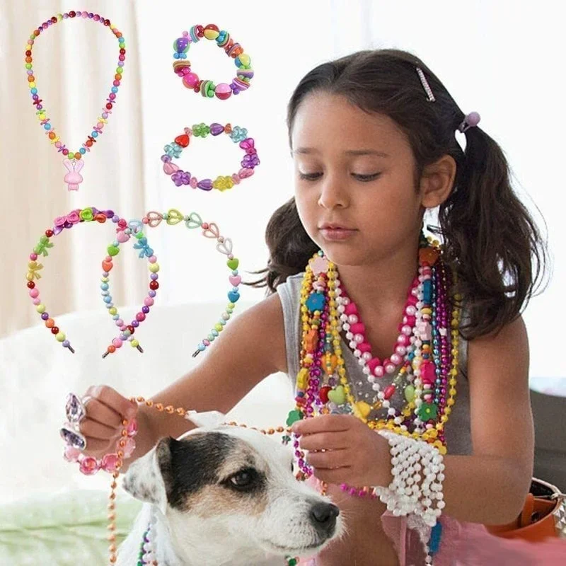 Girls DIY Bead Set Jewelry Mak – обзор и цена Jewelry Making Kits For Kids